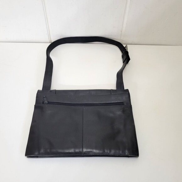 Kenneth Cole New York Black Leather Bag - Picture 6 of 8